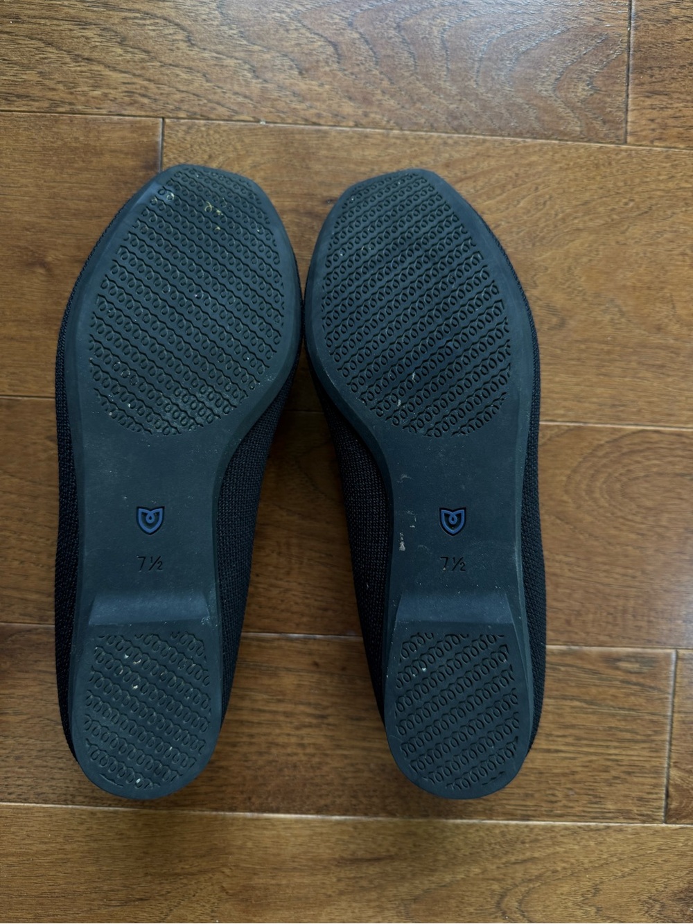Rothy's Black The Max Square Mary Jane Flats. Womens 7.5 - Picture 4 of 4